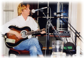 Peter can be frequently spotted busking around Croydon. Great singer and musician.